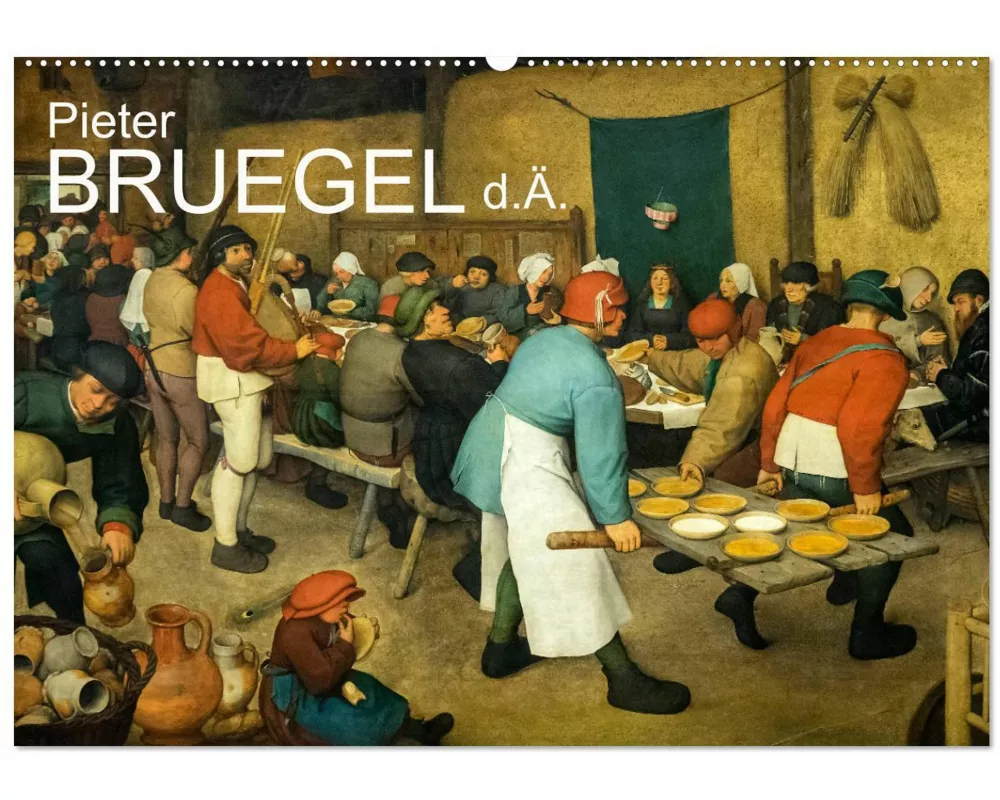 Pieter Bruegel d.Ä. (Wandkalender 2026 DIN A2 quer), CALVENDO Monatskalender