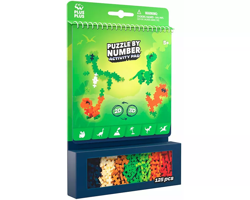 125 Kreativ Bausteine Puzzle Dinosaurier