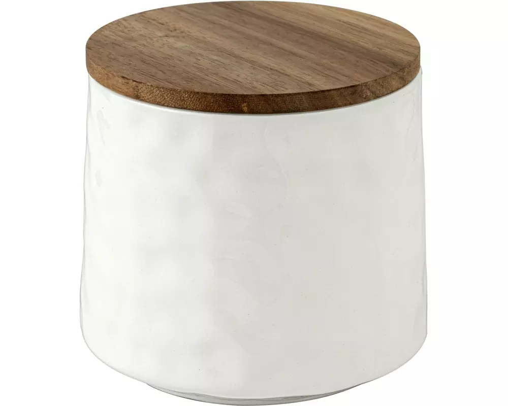 Wenko Vorratsdose Adelle 0.55 l, Braun/Weiss