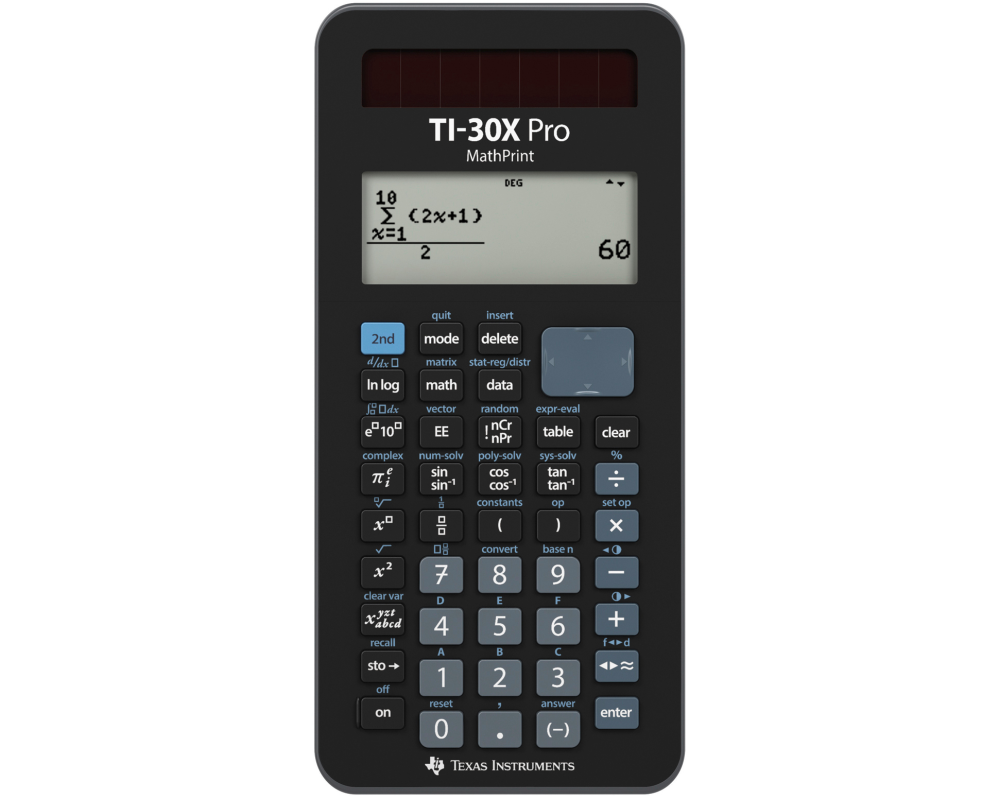 TEXAS INSTRUMENTS MathPrint D/F TI-30X Pro MathPrint Schulrechner