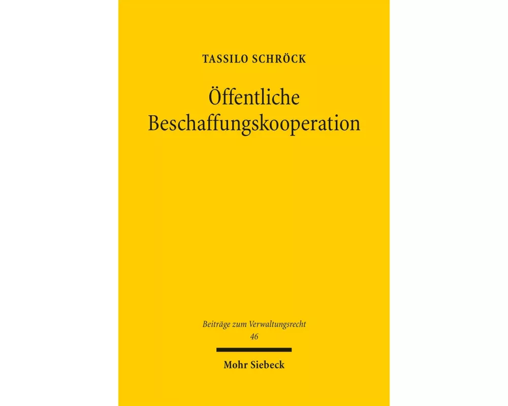 Öffentliche Beschaffungskooperation
