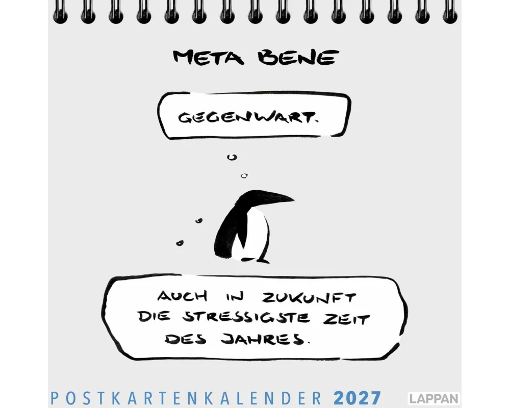 meta bene Postkartenkalender 2027