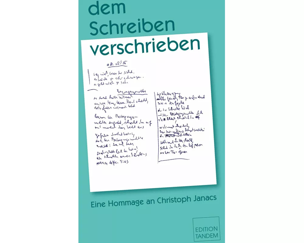 dem Schreiben verschrieben