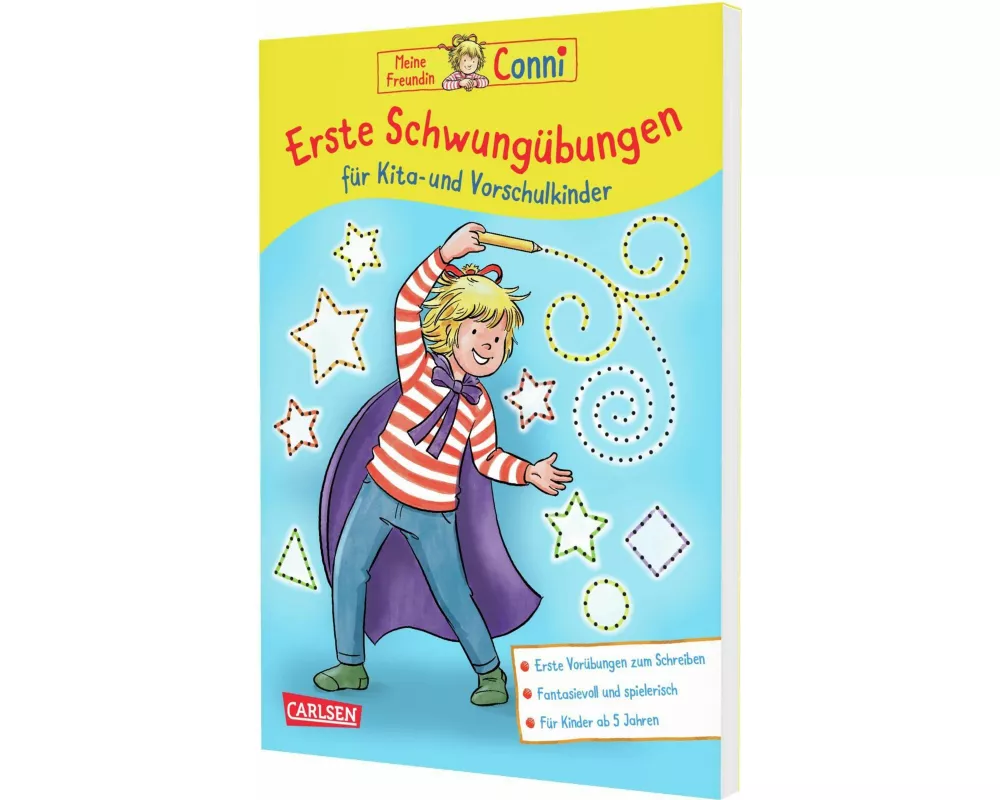 Conni Gelbe Reihe (Beschäftigungsbuch): Erste Schwungübungen für Kita- und Vorschulkinder