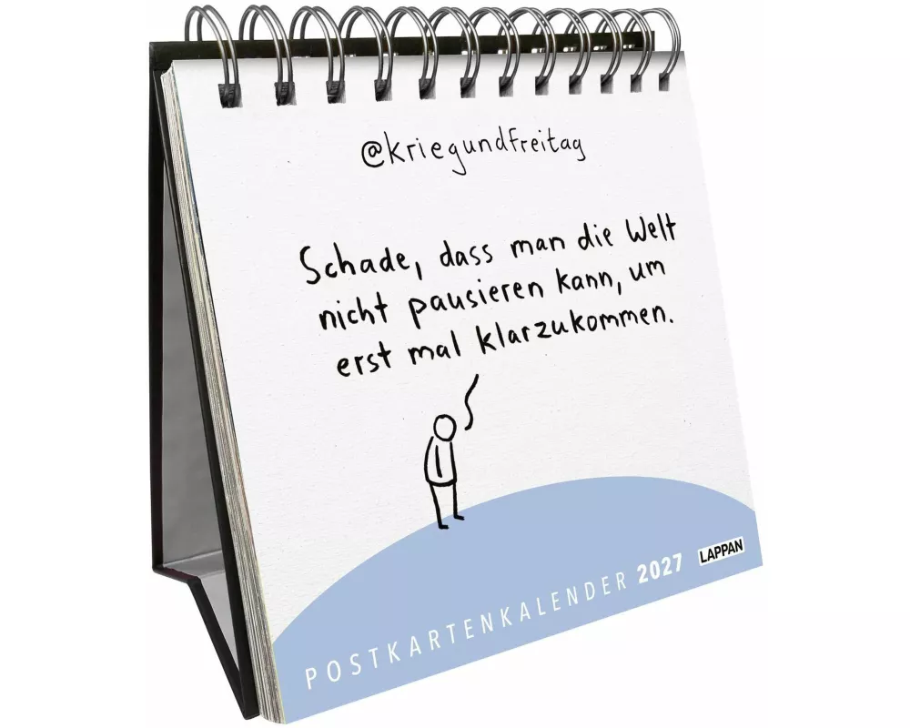 kriegundfreitag: Postkartenkalender 2027