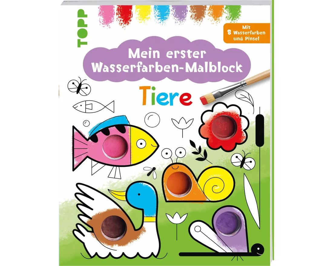 Mein erster Wasserfarben-Malblock - Tiere