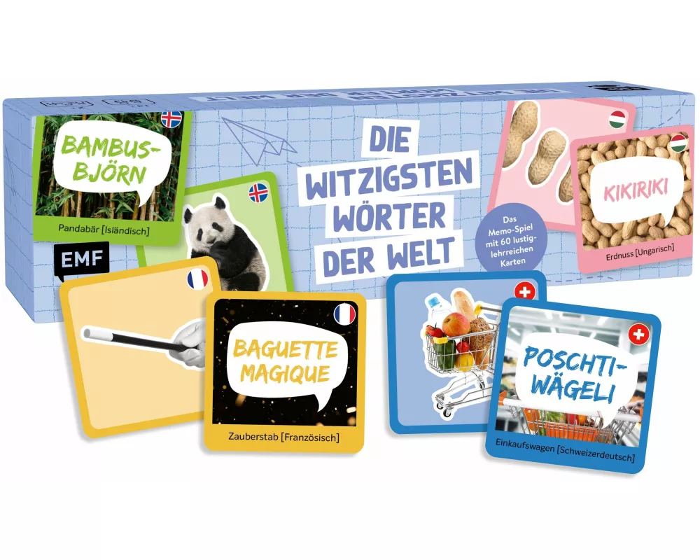 Memo-Spiel: Die witzigsten Wörter der Welt