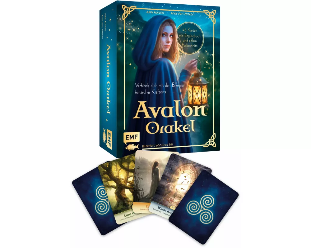 Orakel-Kartenset: Avalon Orakel | Wandle auf den Pfaden der Priesterinnen und verbinde dich mit den transformierenden Energien keltischer Kraftorte