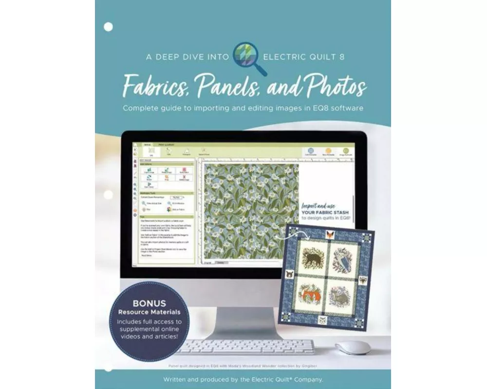 A Deep Dive into Electric Quilt 8: Fabrics, Panels, and Photos