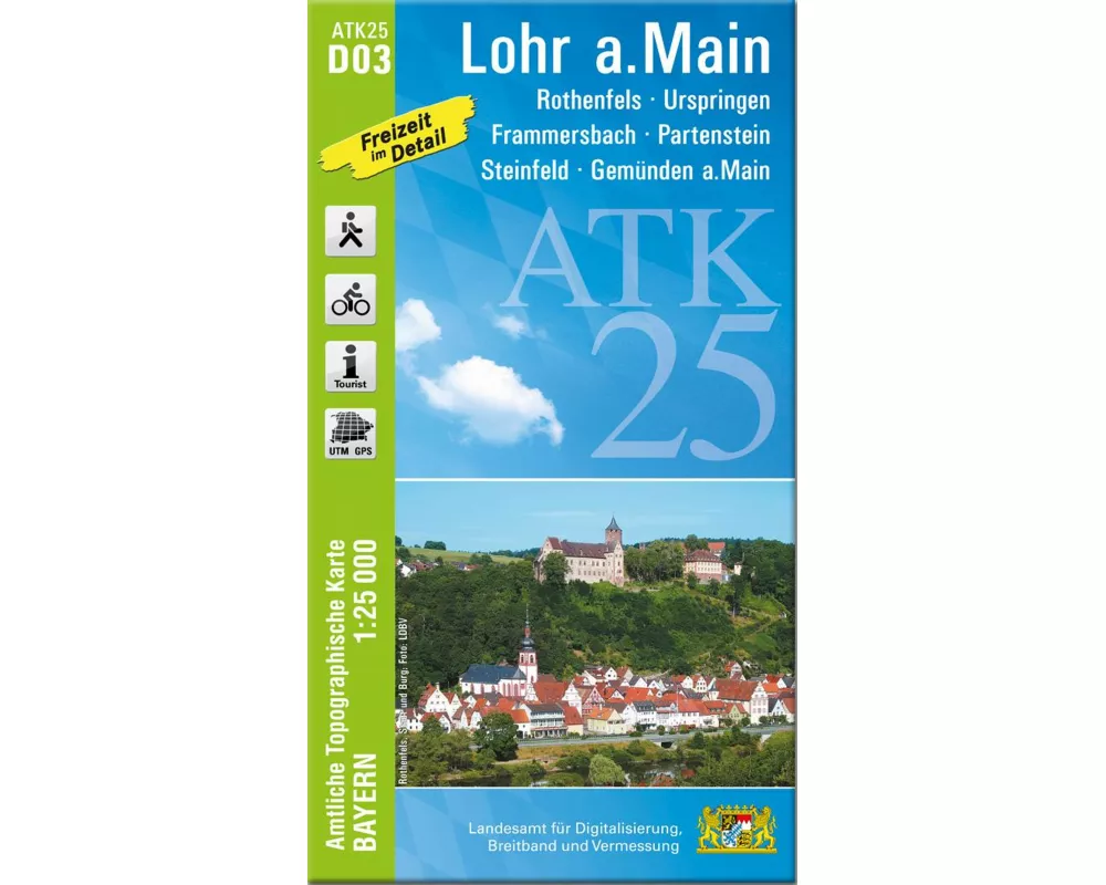 ATK25-D03 Lohr a.Main (Amtliche Topographische Karte 1:25000)