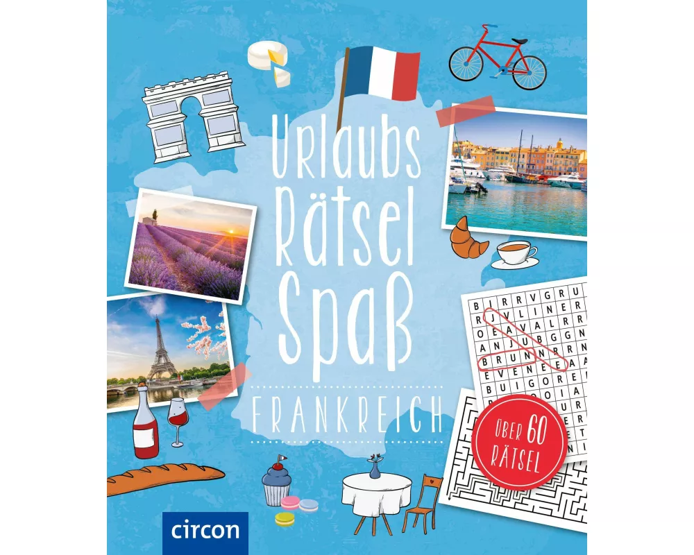 Urlaubsrätsel-Spaß Frankreich