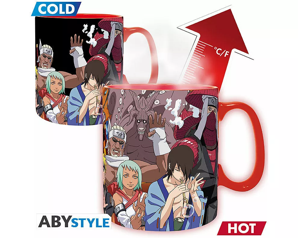 NARUTO SHIPPUDEN - Mug Heat Change -460ml- Bijû&Jinchûriki -cardboa