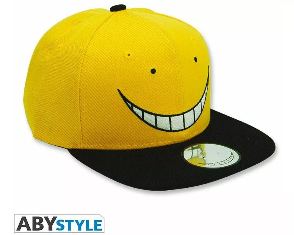 ASSASSINATION CLASSROOM - Snapback Cap - Black & Yellow - Koro