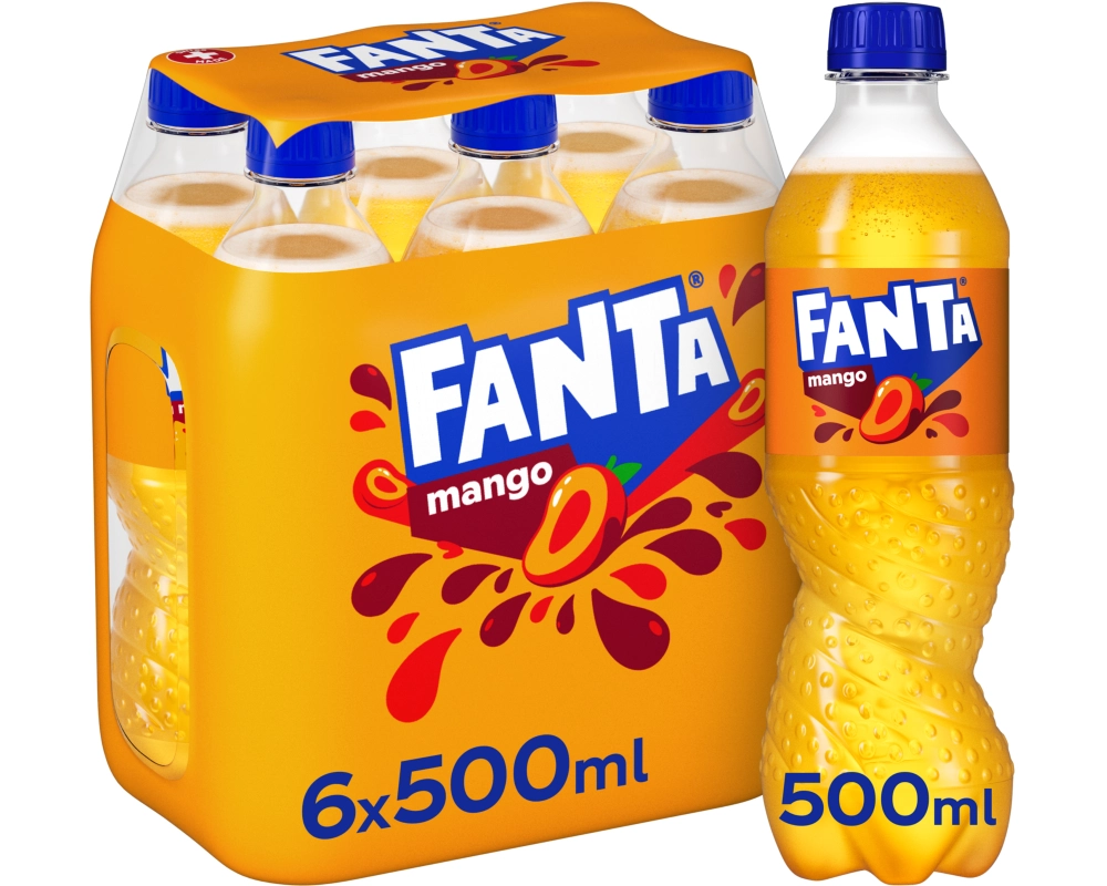 FANTA Mango, Pet 129400000663 50 cl, 6 Stk.