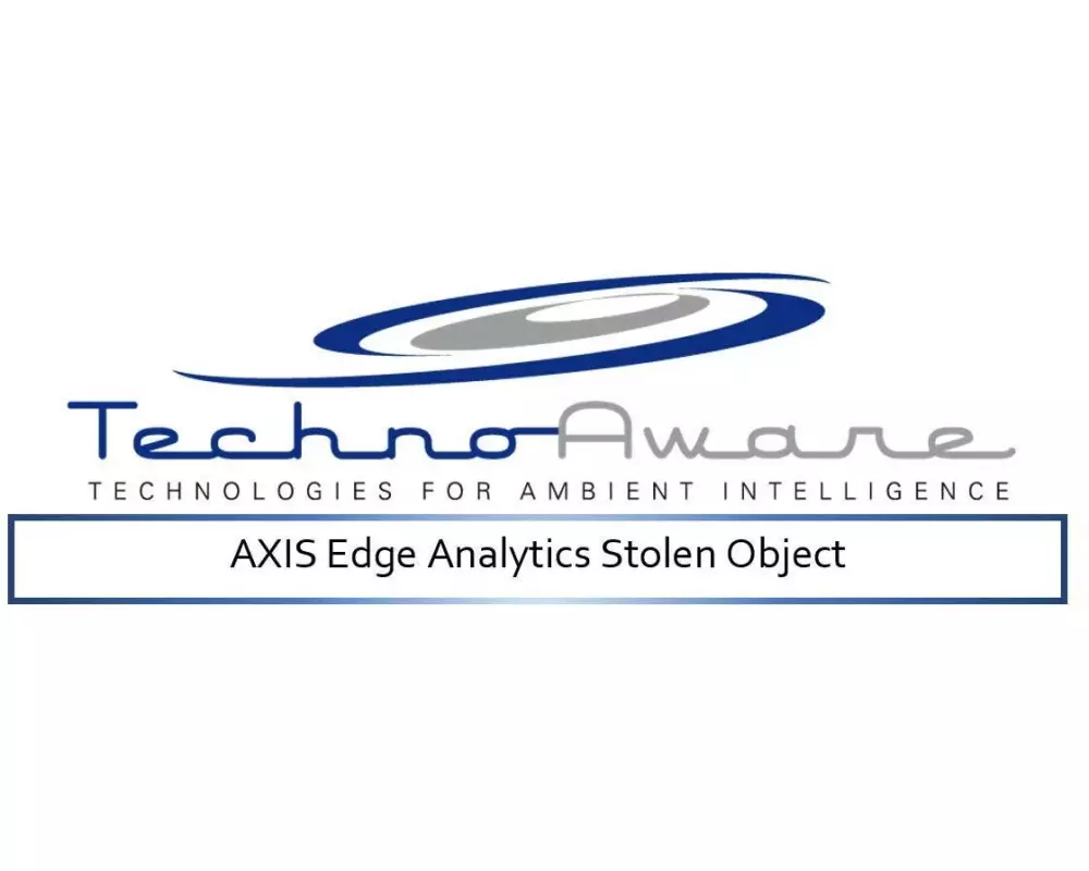 Technoaware Videoanalyse VTrack Stolen Object AXIS Edge