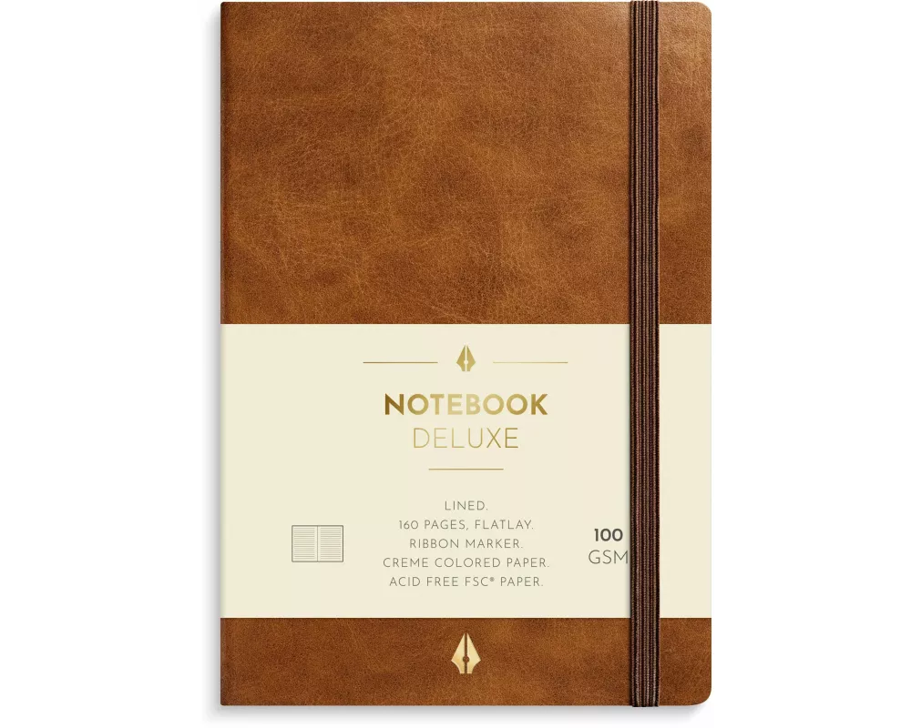 Burde Notizbuch Deluxe A6 braun