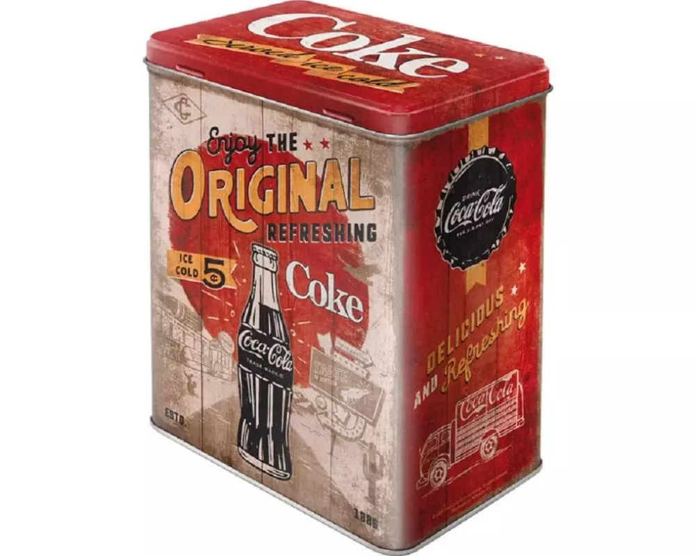 Nostalgic Art Vorratsdose Coca-Cola 3 l, Braun/Orange/Rot