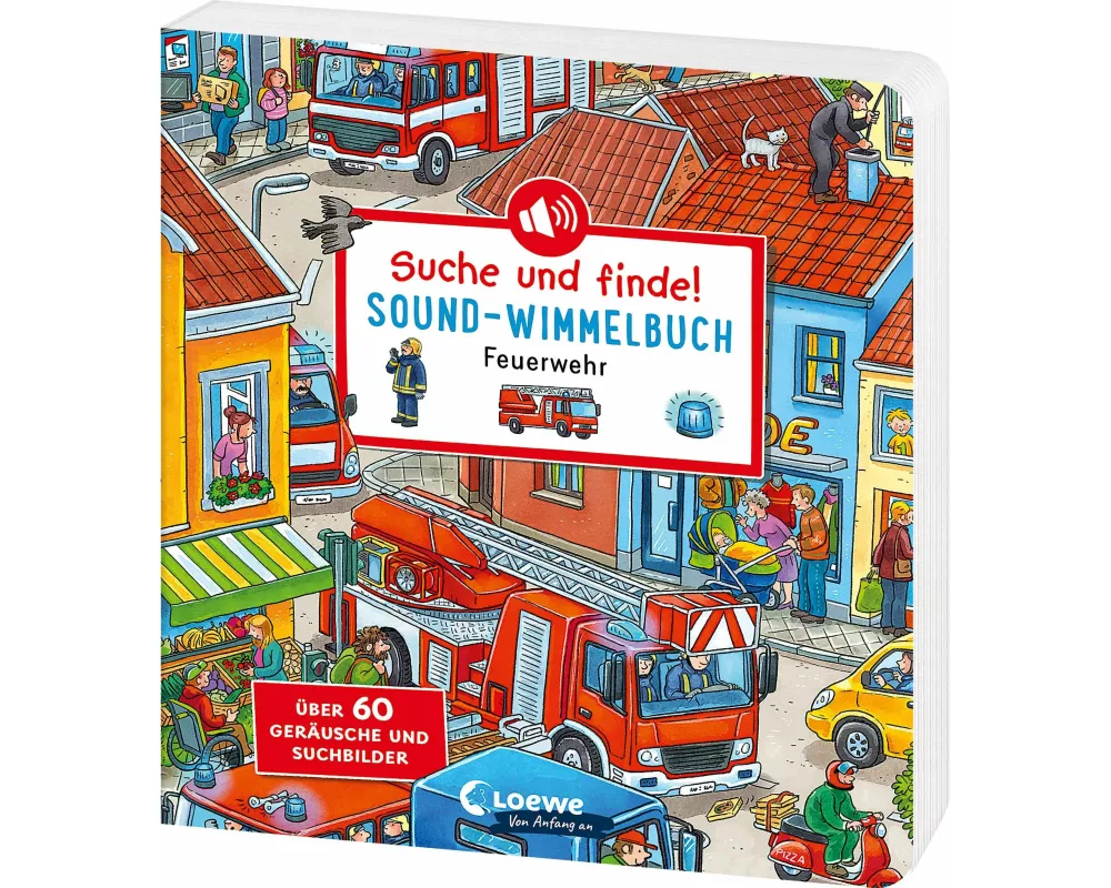 Suche und finde! Sound-Wimmelbuch - Feuerwehr