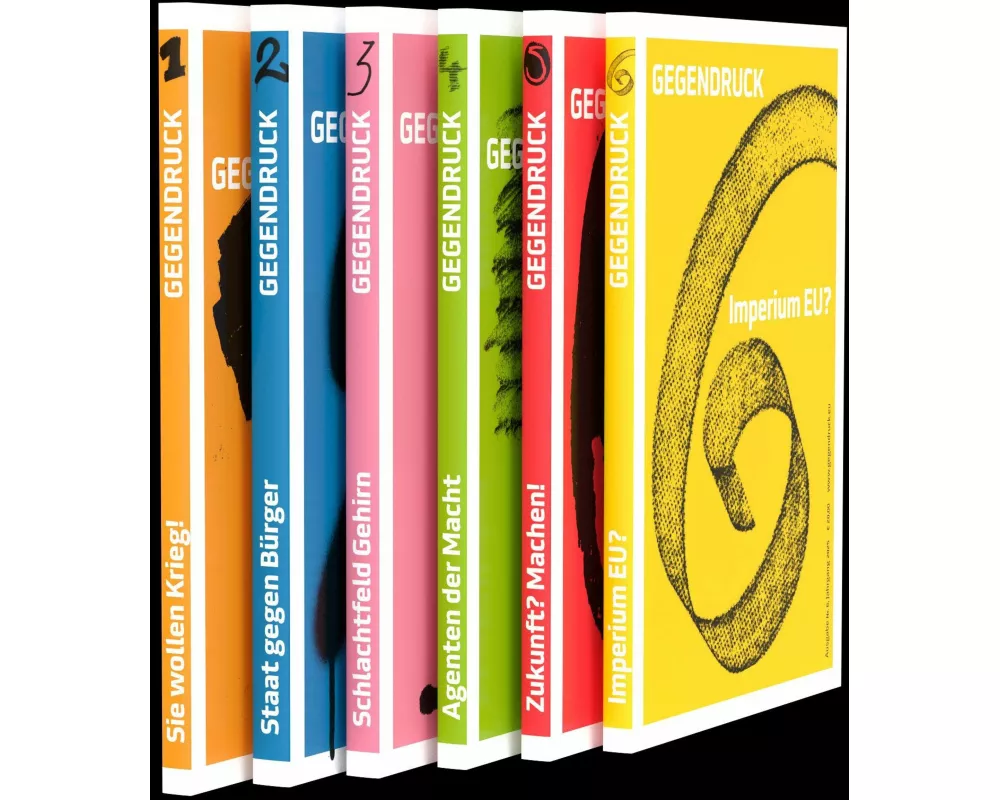 Gegendruck. Ausgaben 1 - 6 im Bundle