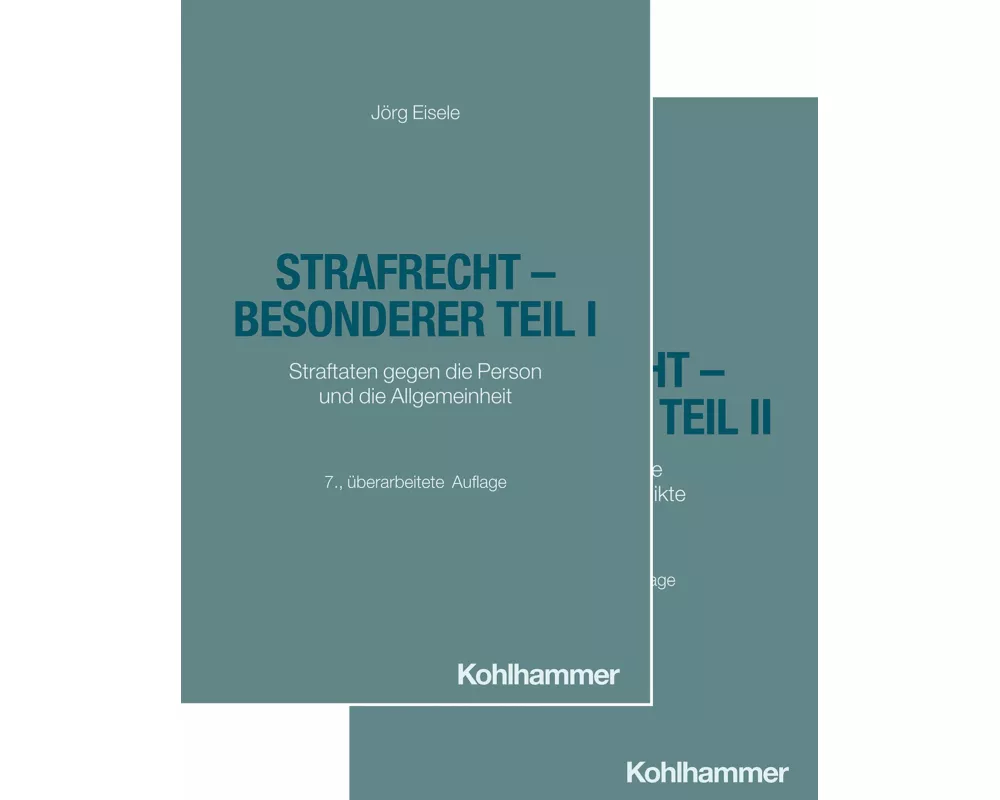 Strafrecht - Besonderer Teil I + Besonderer Teil II - Paket