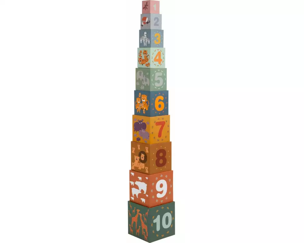 small foot Stapelspielzeug Safari