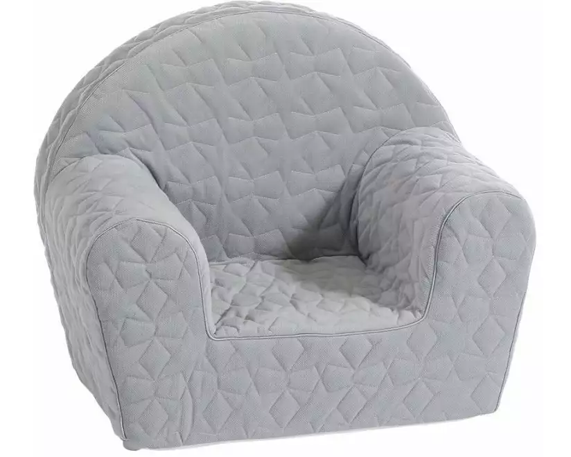 Knorrtoys Kindersessel Grau mit geometrischen Formen