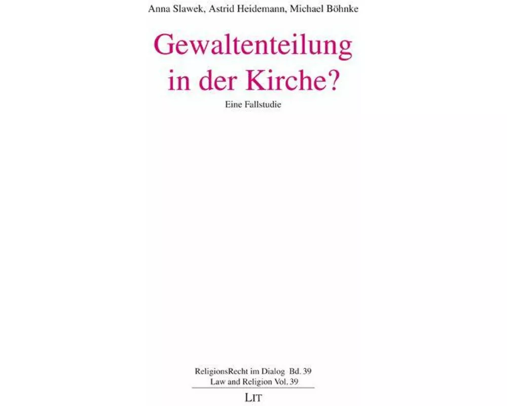 Gewaltenteilung in der Kirche?
