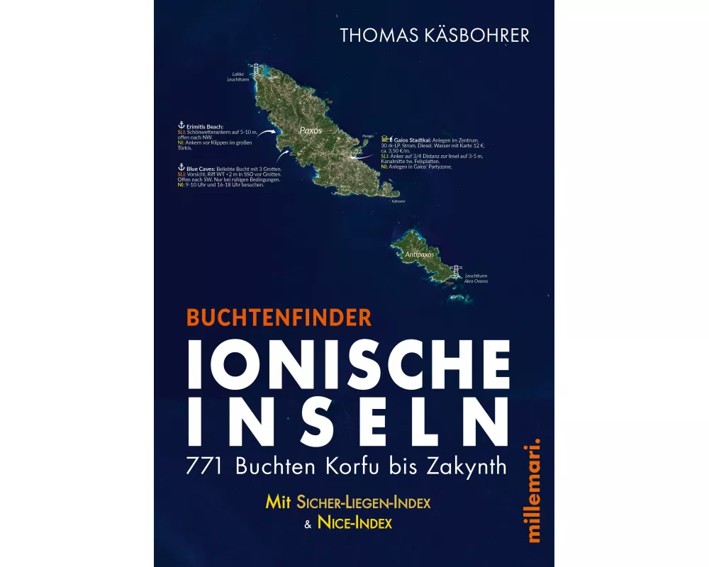 Buchtenfinder Ionische Inseln - Ausgabe 2026