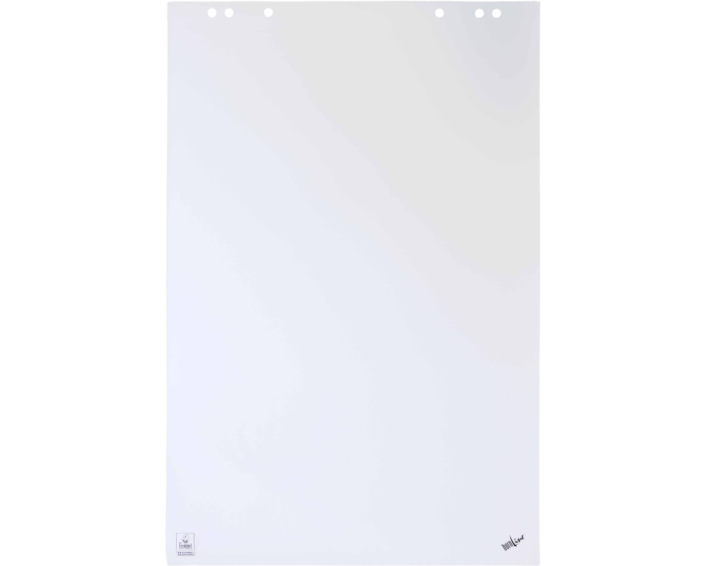 BÜROLINE Flipchart-Block 80g 65x98cm 400190471 ECF, blanko 5 Stück