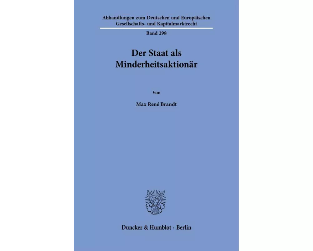 Der Staat als Minderheitsaktionär