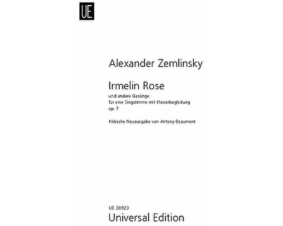 Irmelin Rose und andere Gesänge op. 7