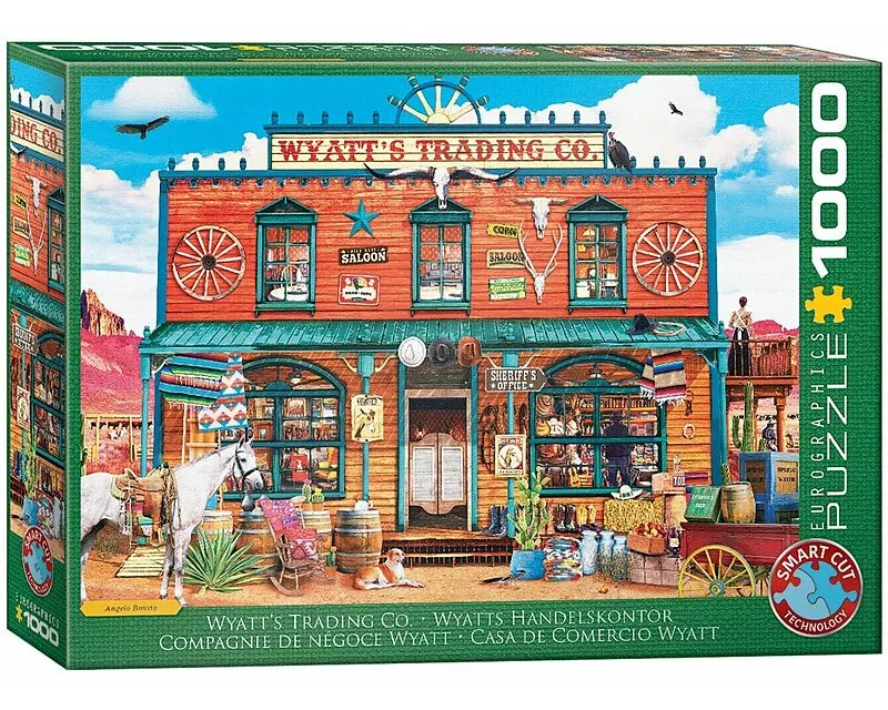 Puzzle 1000 Teile - Western Gemischtwarenladen