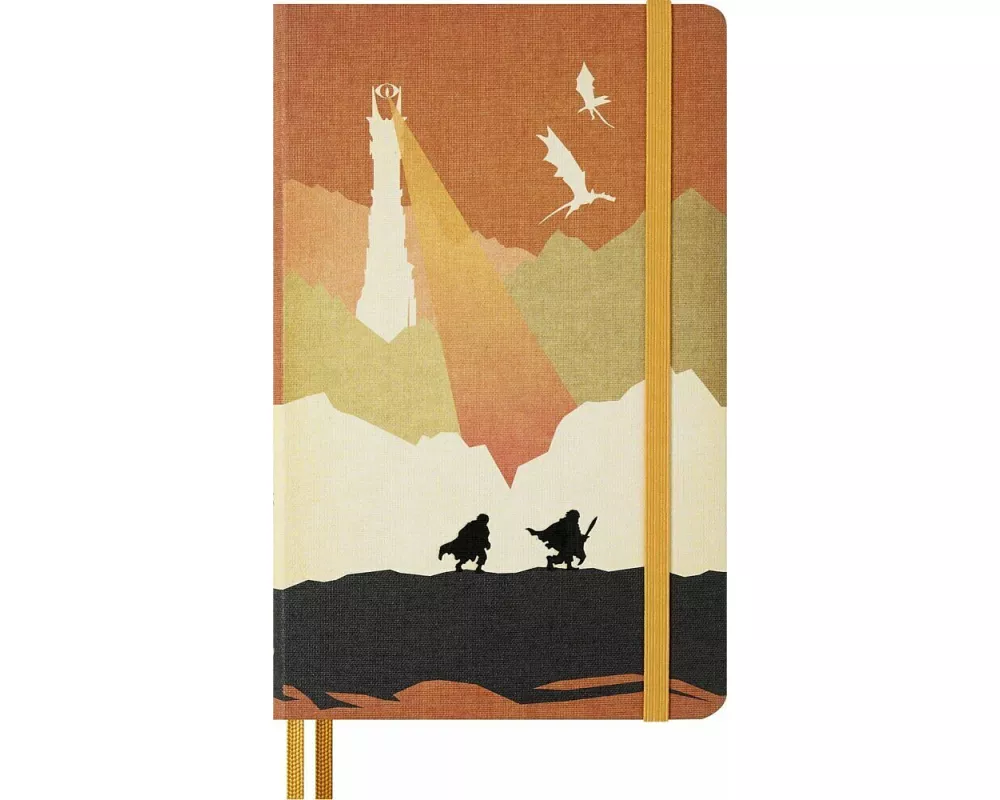 Moleskine Der Herr der Ringe Notizbuch Frodo Sam limitierte Ausgabe, L/A5, blanko, fester Einband