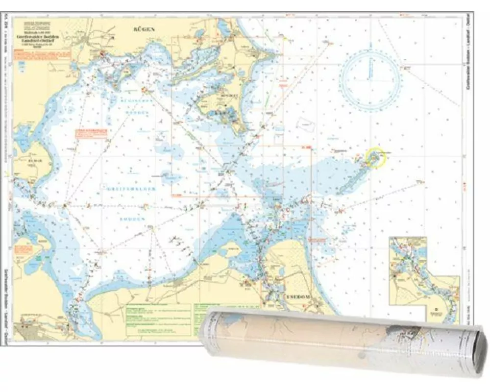 Einzelkarte Greifswalder Bodden - Landtief - Osttief / Landtief - Kröslin / Mönchgut Having - Landtief (Ausgabe 2026)