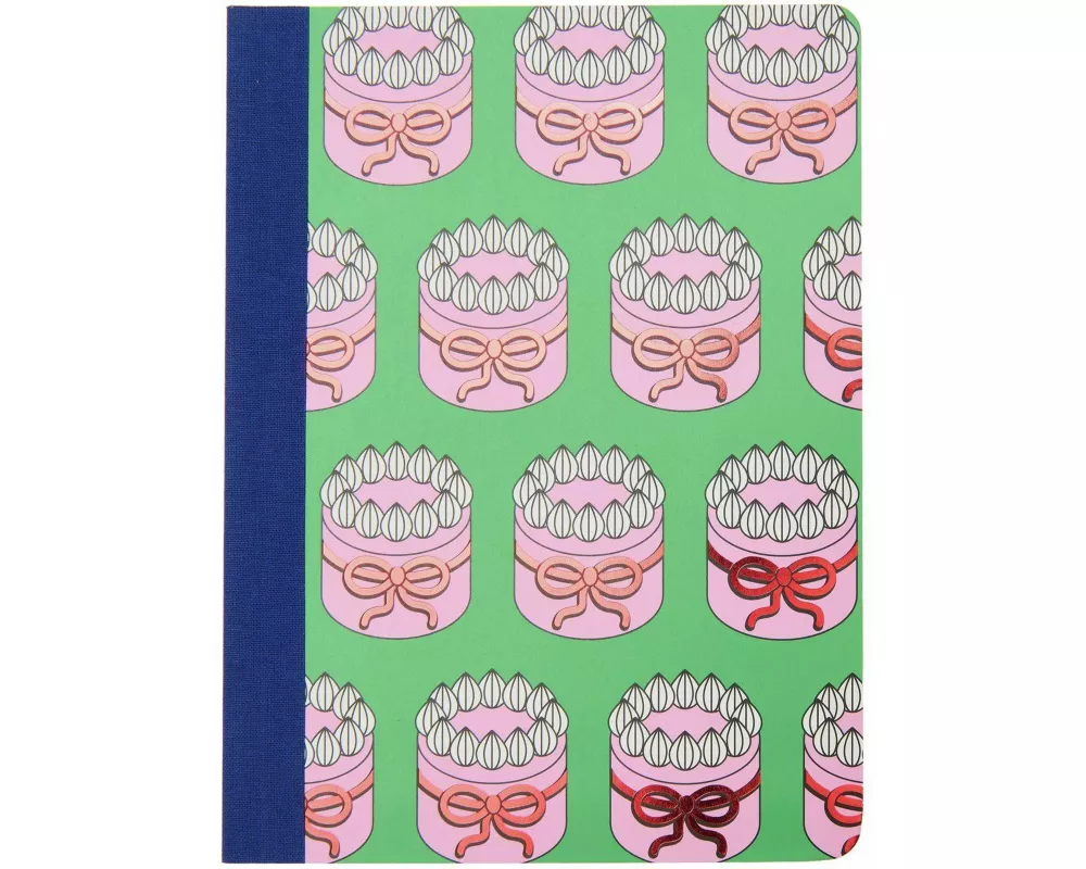 Notizbuch Eye Candy, Torten, 14,5 x 19,5 cm, 80 Seiten