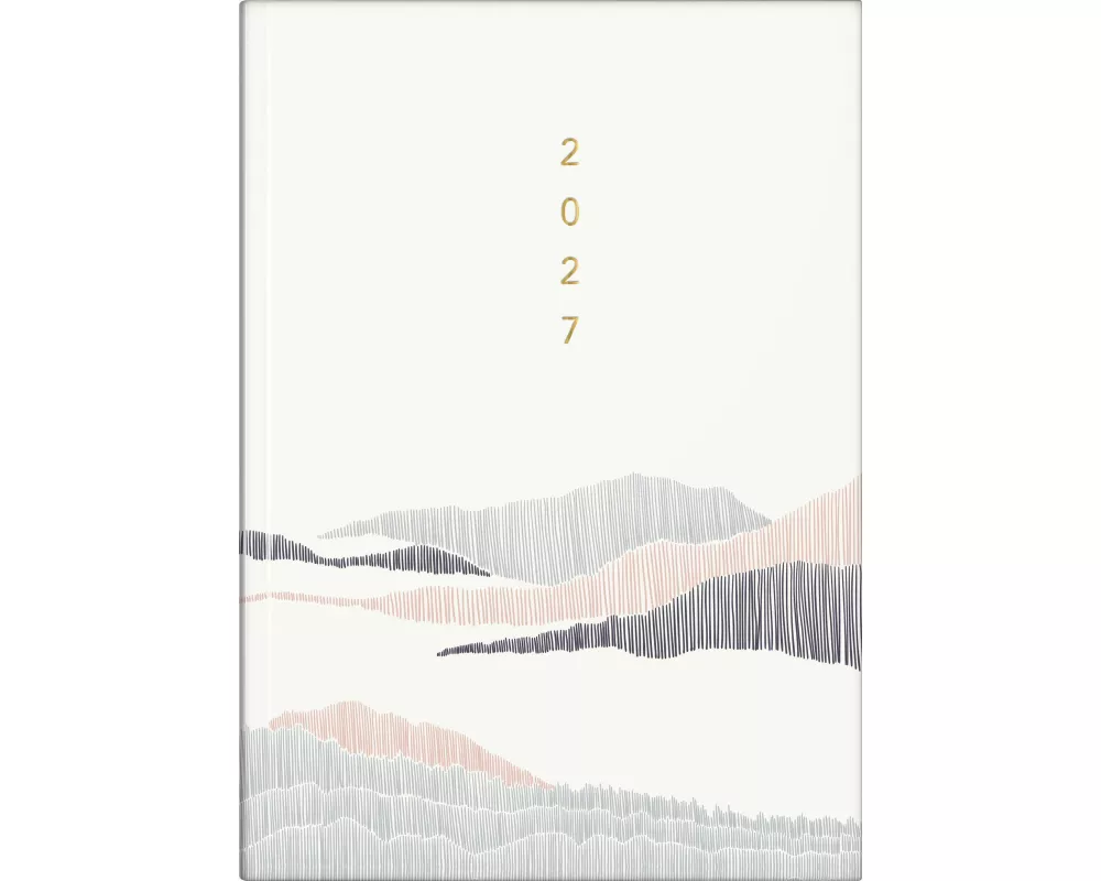 rido/idé 7028507047 Buchkalender Premium Young Line 2027 "Simple" A5, Papier