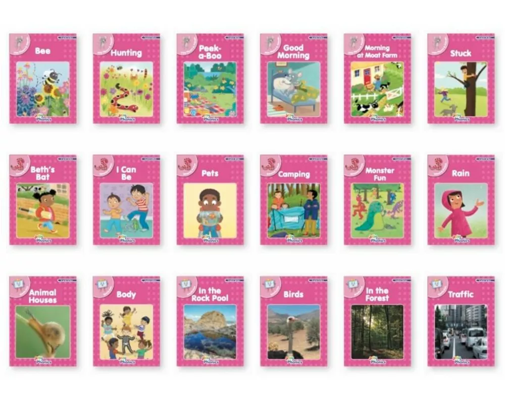 Jolly Phonics Pink Readers Complete Set