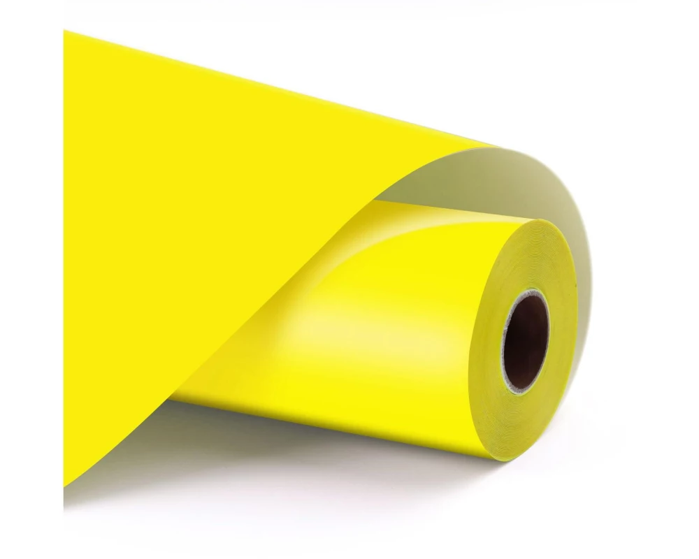 LOKLIK Permanent klebendes Vinyl Rolle, 1 Stück, Gelb