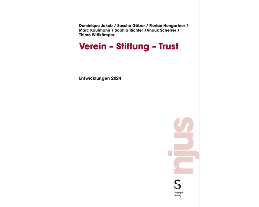 Verein - Stiftung - Trust