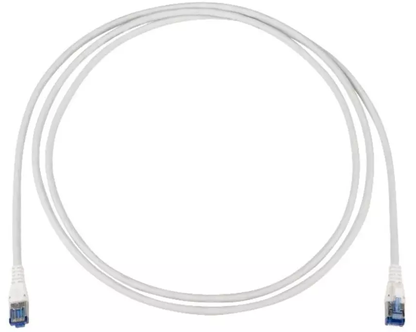 R&M Patchkabel Cat 6, S/FTP, 1 m, Grau