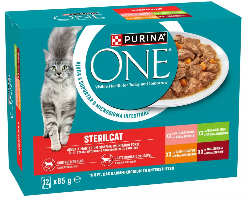 Purina ONE Nassfutter Sterilcat Mix in Sauce 12 x 85 g