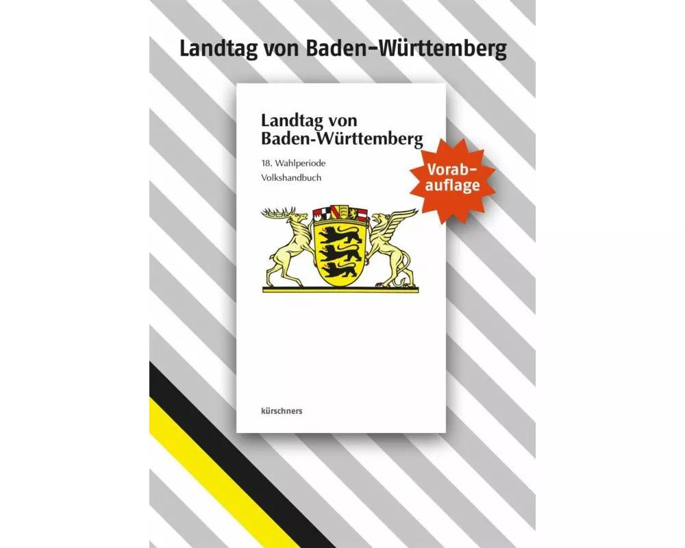 Vorabauflage Landtag von Baden-Württemberg