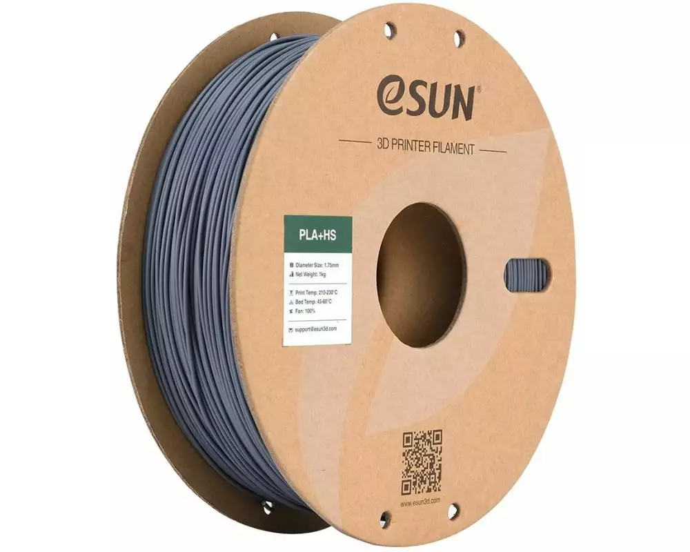 eSun Filament PLA+ HS Grau 1.75 mm 1 kg