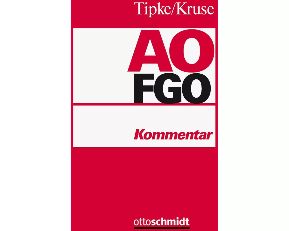 Abgabenordnung - Finanzgerichtsordnung