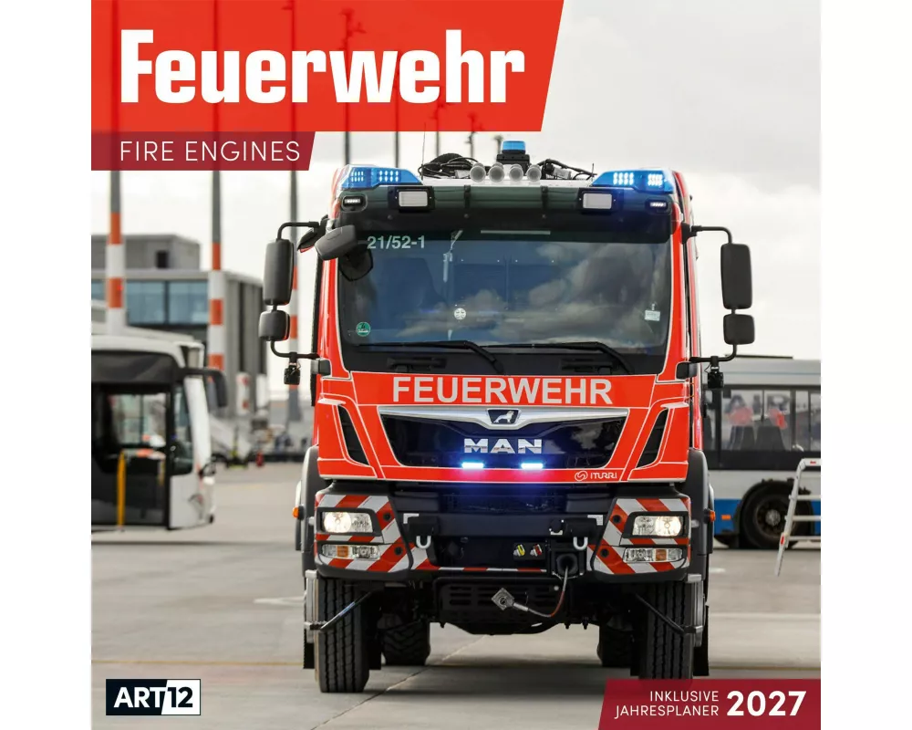 Feuerwehr Kalender 2027 - 30x30 - Art12