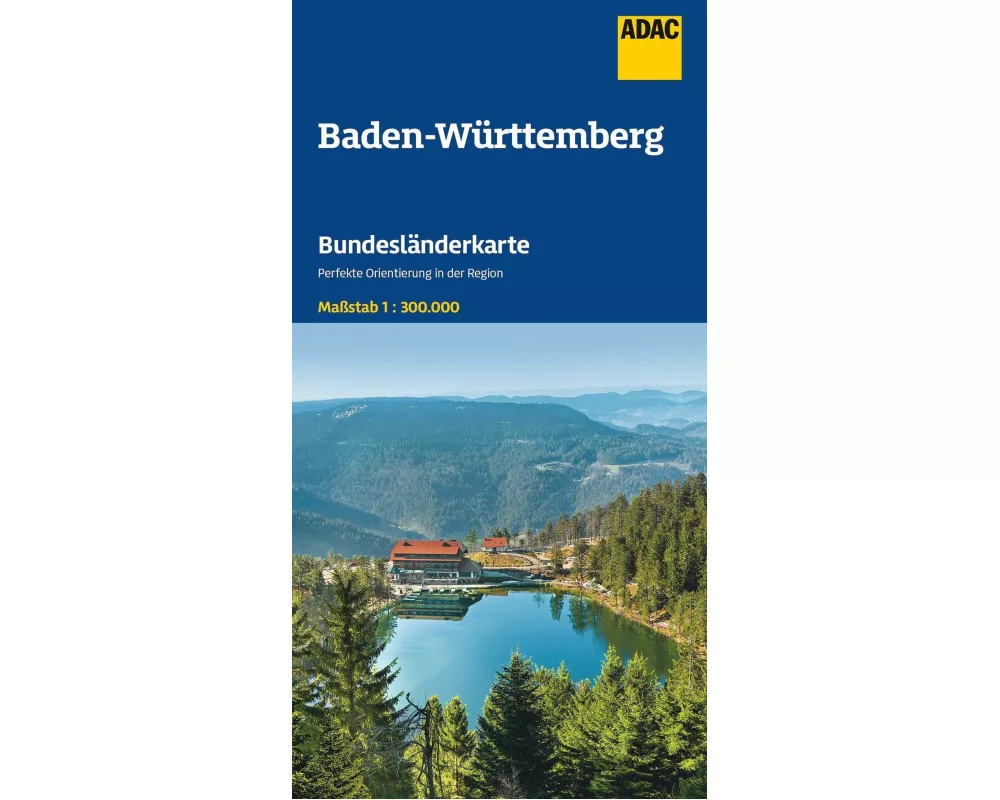 ADAC Bundesländerkarte Deutschland 11 Baden-Württemberg 1:300.000