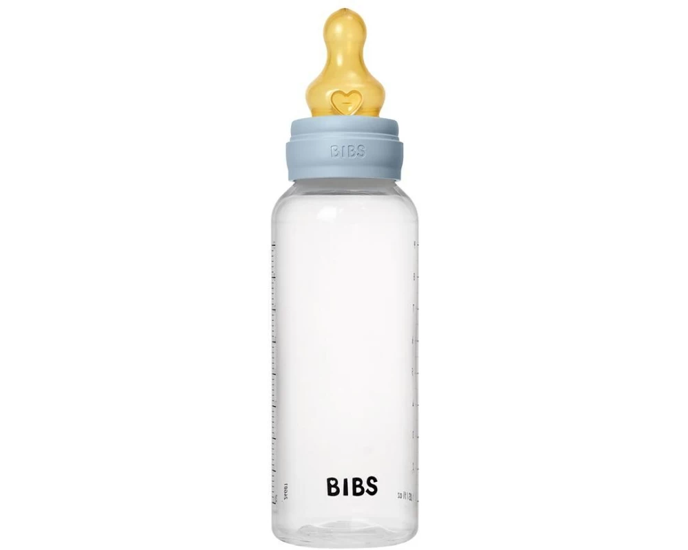 Bibs Baby Bottle Anti Colic Latex Medium Flow Baby Blue 270 ml
