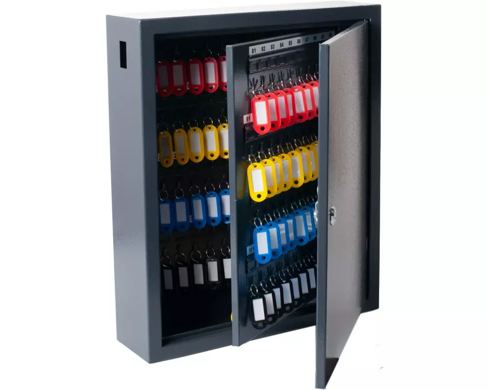 Pavo Schlüsselkasten Deluxe 150 Haken, Grau