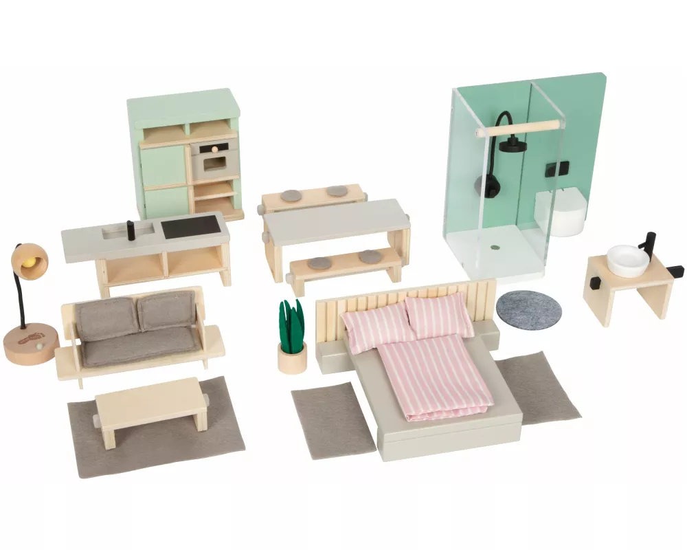 Puppenhausmöbel Set