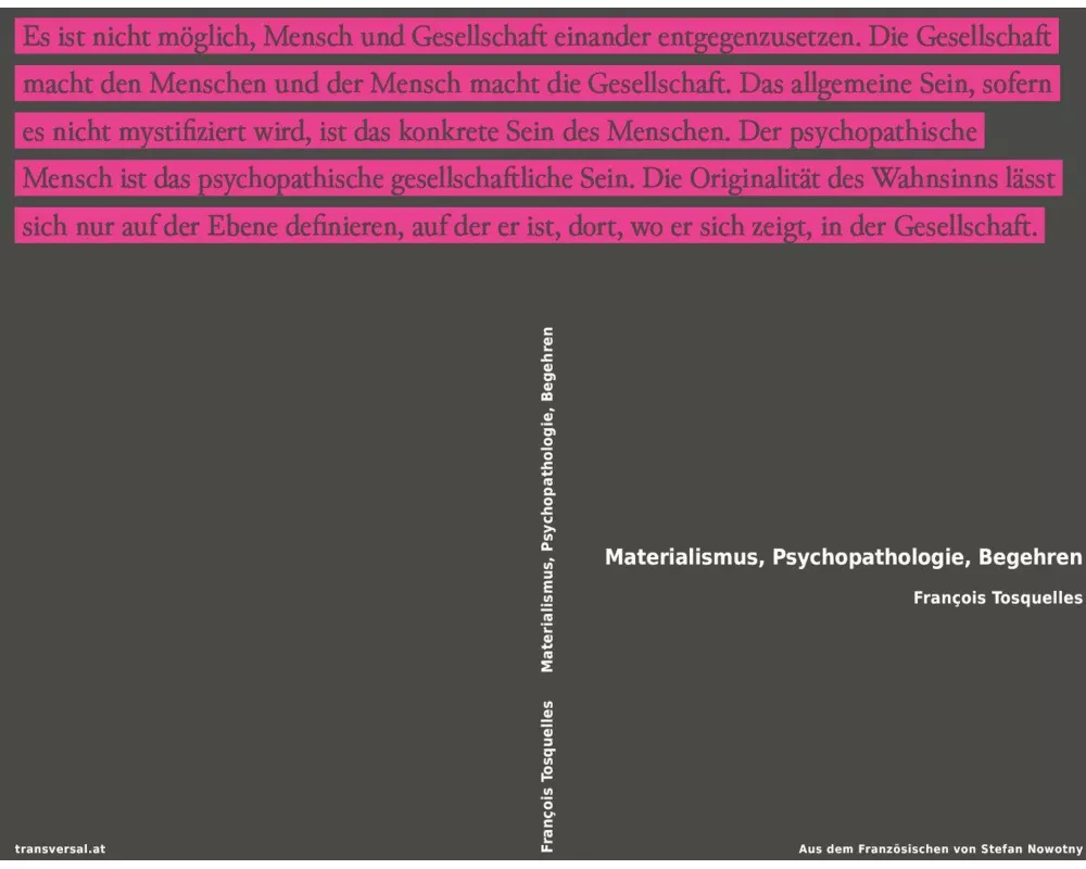 Materialismus, Psychopathologie, Begehren